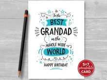 91 Customize Grandad Birthday Card Template Templates for Grandad Birthday Card Template
