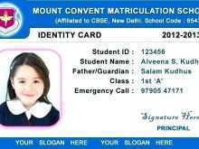 91 Customize Our Free Student Id Card Template Free Download Word in Word with Student Id Card Template Free Download Word
