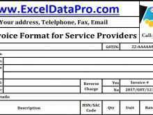 Tax Invoice Format Gst In Excel