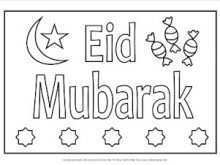91 Format Eid Card Colouring Template With Stunning Design with Eid Card Colouring Template
