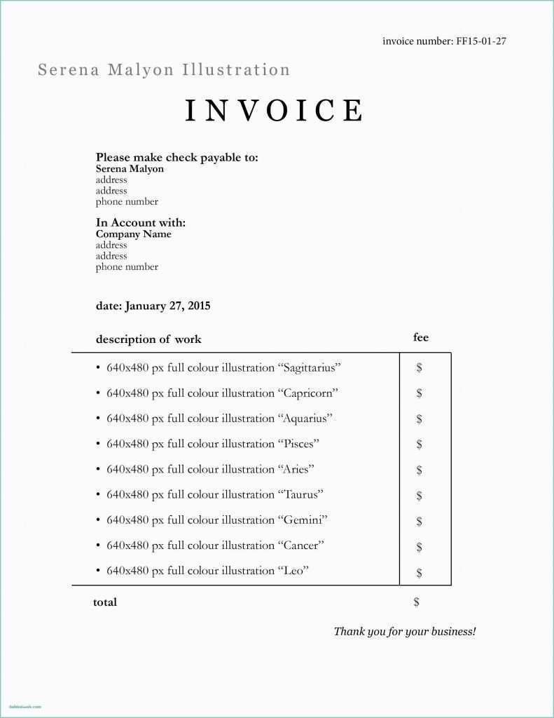 Freelance Proofreading Invoice Template Cards Design Templates