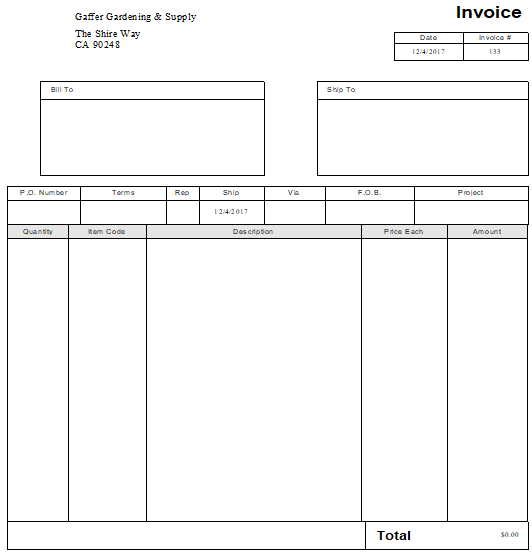 91 Format Invoice Template Quickbooks in Word with Invoice Template ...