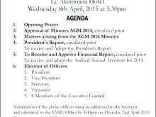 91 Free Agm Meeting Agenda Template Layouts for Agm Meeting Agenda Template