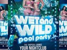 Pool Party Flyer Template Free