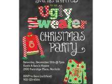 91 Free Printable Ugly Sweater Party Flyer Template Download by Ugly Sweater Party Flyer Template