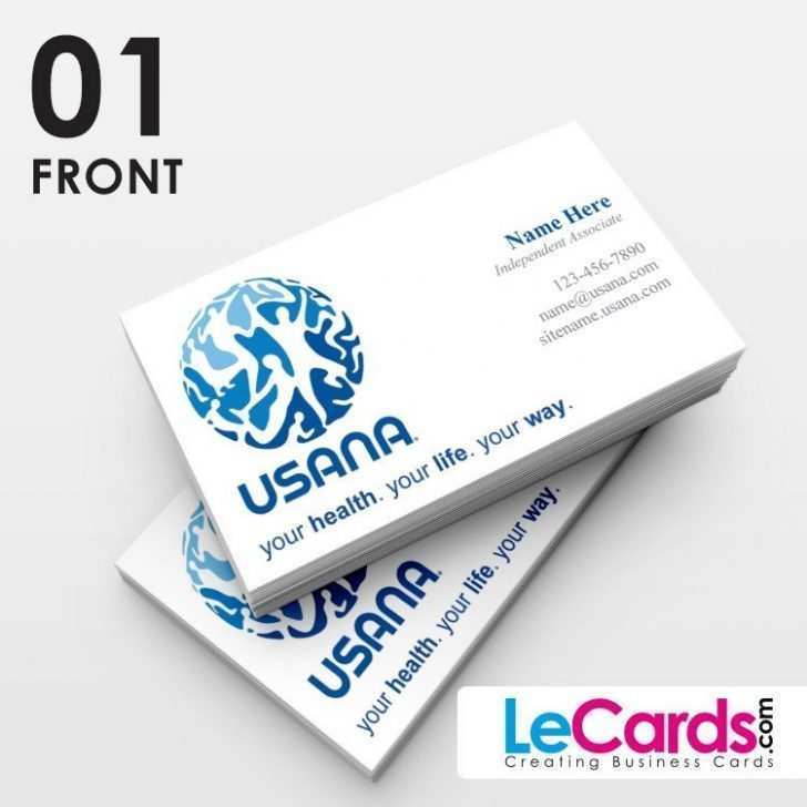 91 Free Printable Usana Business Card Template Download Now with Usana Business Card Template Download