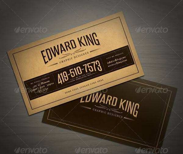 91 Free Printable Vintage Name Card Template Photo for Vintage Name Card Template