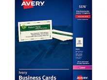 91 How To Create Avery Business Card Template 05376 Templates by Avery Business Card Template 05376