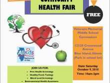 91 How To Create Health Fair Flyer Templates Free With Stunning Design with Health Fair Flyer Templates Free