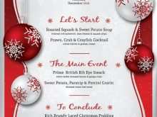 91 Online Christmas Menu Card Template Free for Ms Word with Christmas Menu Card Template Free
