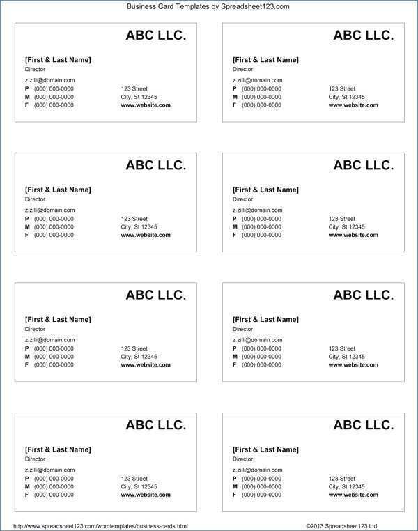 91 Printable Business Card Template In Word For Mac by Business Card Template In Word For Mac