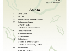 91 Printable Meeting Agenda Template Landscape Download by Meeting Agenda Template Landscape