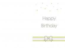 Happy Birthday Card Template Free Download