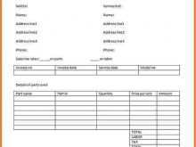 91 Report Parts And Labor Invoice Template Photo by Parts And Labor Invoice Template