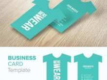 91 Report T Shirt Business Card Template Maker with T Shirt Business Card Template