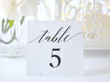 91 Report Table Number Tent Card Template Layouts with Table Number Tent Card Template