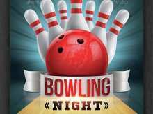 91 Standard Bowling Event Flyer Template With Stunning Design with Bowling Event Flyer Template