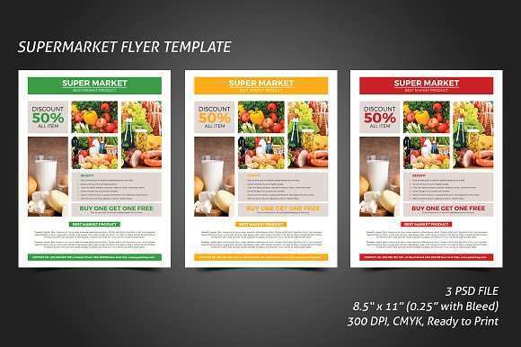 91 Standard Supermarket Flyer Template Layouts by Supermarket Flyer Template