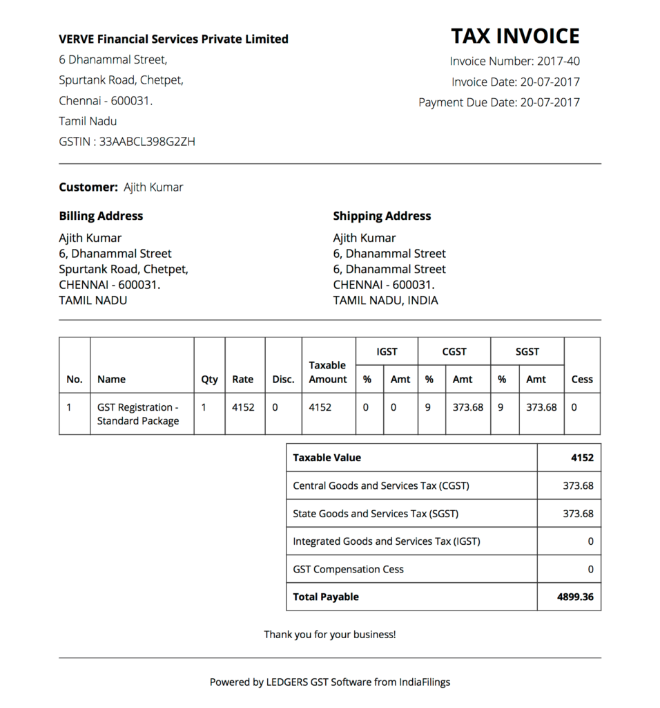 91 Standard Tax Invoice Format Of Gst by Tax Invoice Format Of Gst