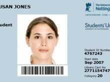 91 The Best University Id Card Template Photo by University Id Card Template