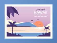 91 Visiting Hawaii Postcard Template With Stunning Design for Hawaii Postcard Template