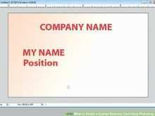 92 Adding Business Card Size Template In Word for Ms Word by Business Card Size Template In Word