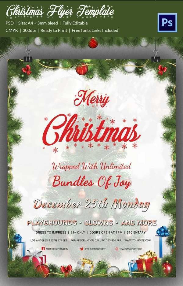 92 Adding Christmas Flyers Templates Now with Christmas Flyers Templates