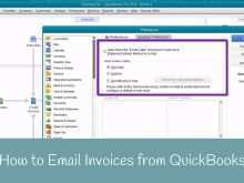 Email Invoice Template Quickbooks