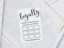 92 Adding Free Printable Loyalty Card Template in Photoshop for Free Printable Loyalty Card Template