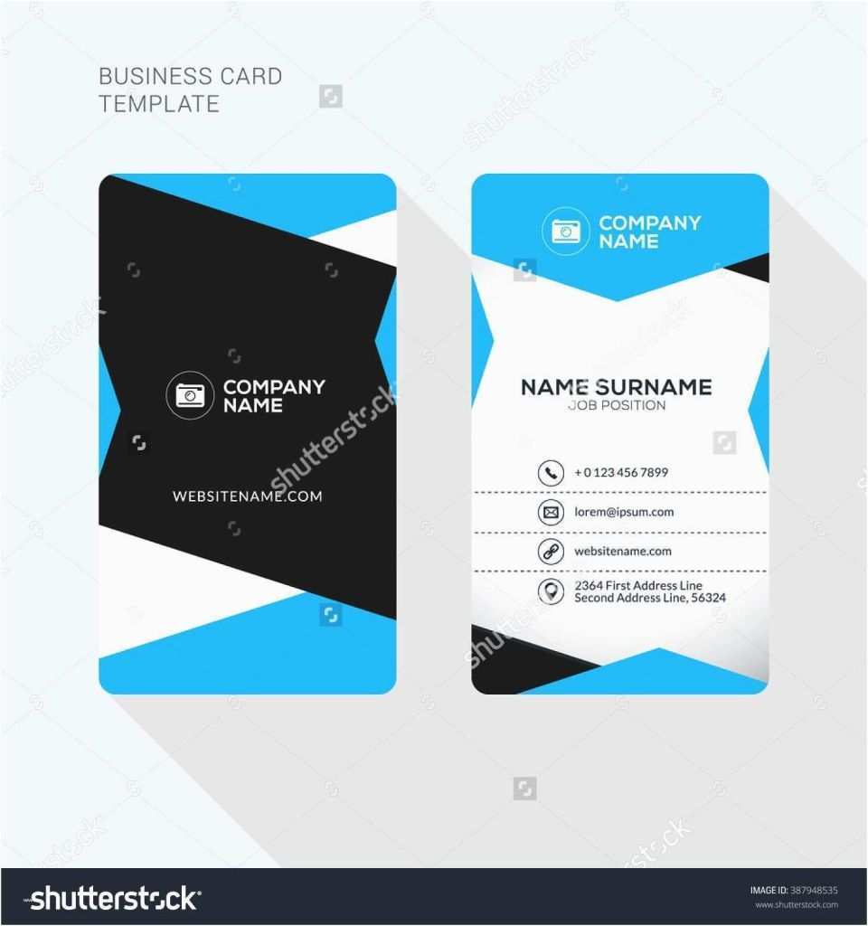 Plain Business Card Template Microsoft Word