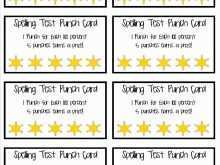 92 Adding Punch Card Template For Word Formating for Punch Card Template For Word