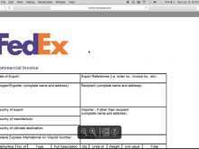 92 Best Invoice Template Fedex Templates for Invoice Template Fedex