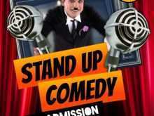 92 Best Stand Up Comedy Flyer Templates With Stunning Design for Stand Up Comedy Flyer Templates