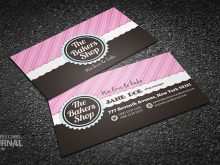 92 Blank Bakery Business Card Template Free Download Now with Bakery Business Card Template Free Download