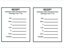92 Blank Blank Receipt Template Doc For Free for Blank Receipt Template Doc
