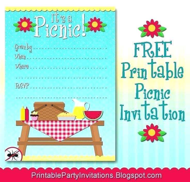 92 Blank Picnic Flyer Template Photo with Blank Picnic Flyer Template