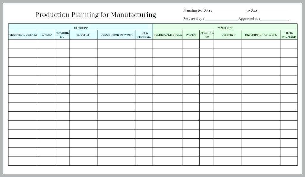 92 Blank Simple Production Schedule Template Templates By Simple