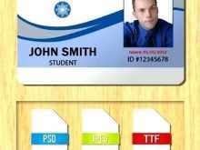 Student Id Card Word Template Free Download