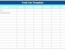 Daily Task Scheduler Template Excel