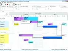 Production Schedule Gantt Chart Template