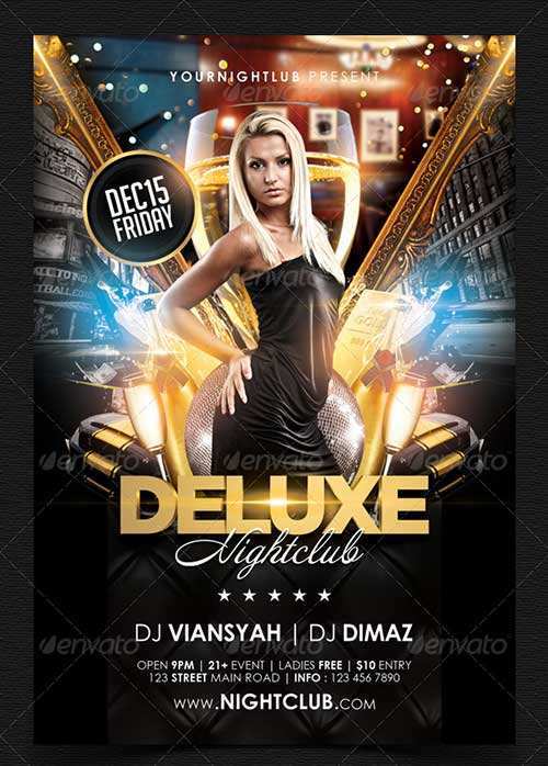 92 Creating Free Nightclub Flyer Template PSD File by Free Nightclub Flyer Template