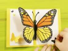 92 Creating Pop Up Card Butterfly Template with Pop Up Card Butterfly Template