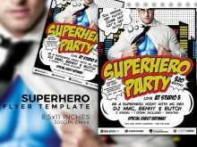 92 Creating Superhero Flyer Template With Stunning Design by Superhero Flyer Template