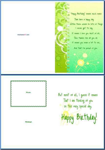 92 Creative Birthday Card Layout Word With Stunning Design with Birthday Card Layout Word