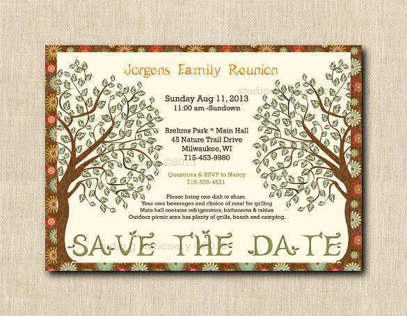 92 Creative Family Reunion Flyer Template Free In Photoshop For Family Reunion Flyer Template Free Cards Design Templates