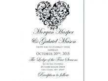 92 Creative Marriage Card Template In Word by Marriage Card Template In Word