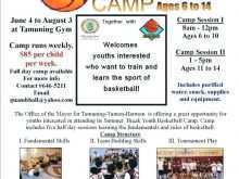 92 Customize Basketball Camp Flyer Template Photo for Basketball Camp Flyer Template