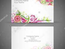 92 Customize Our Free Floral Business Card Template Free Download Maker with Floral Business Card Template Free Download