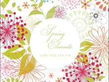 92 Customize Our Free Spring Card Template Free With Stunning Design by Spring Card Template Free