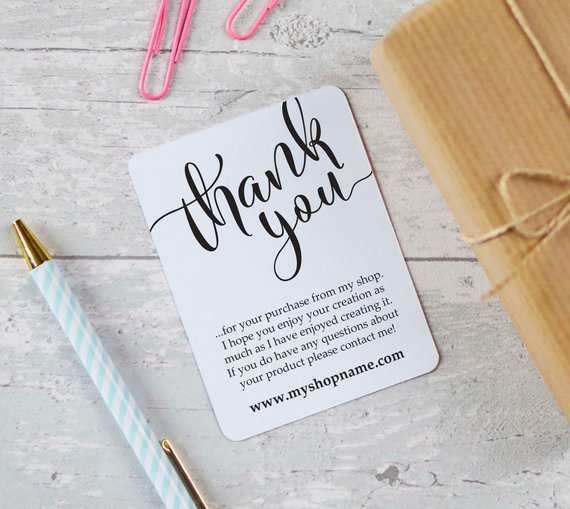 92 Customize Our Free Thank You Card Template Etsy Formating with Thank You Card Template Etsy